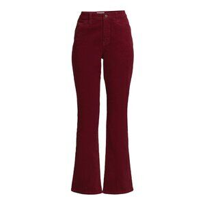 NWT Time and Tru Size 2 (Smal)Women's High Rise Courdoroy Flare Jeans 31" Inseam